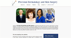 Desktop Screenshot of precisiondermjax.com